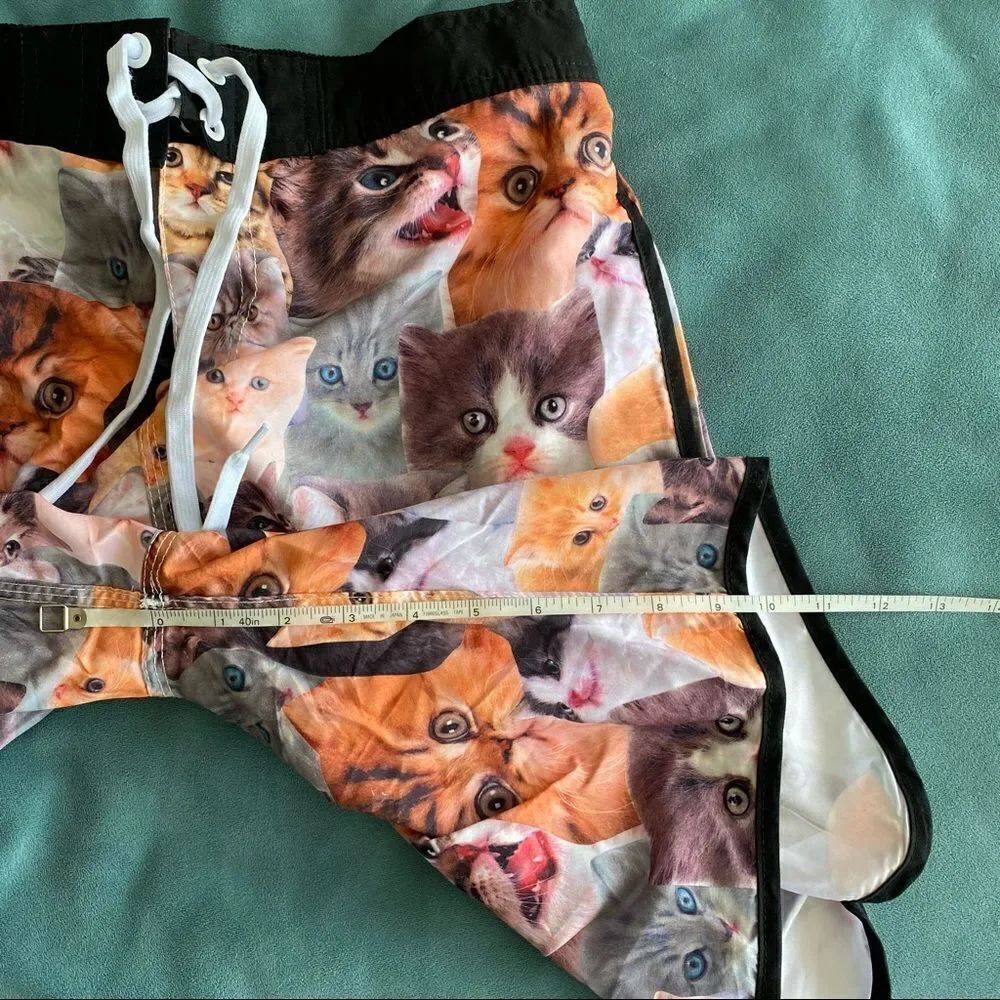 Men’s Cat Swim Trunks - Picture 5 of 10